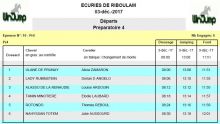 Horaires CCE 3 décembre 2017